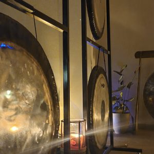 Baño de gong en Lleida